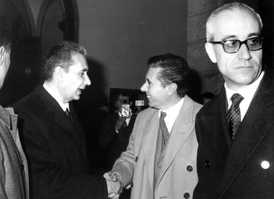 La cerimonia d’inaugurazione il 23 Maggio 1964 alla presenza del primo ministro Aldo Moro.